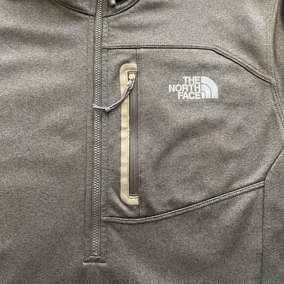 The North Face Mens Quarter pullover sweater, Blue, Size Small - Picture 3 of 4